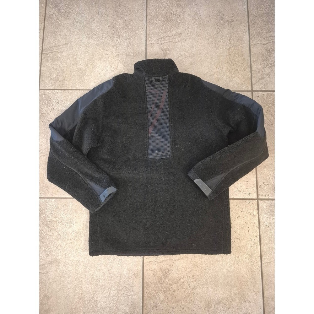 Nike x Matthew M William Black Sherpa Jacket Assymetrical Zip - Medium‎ - Picture 13 of 15